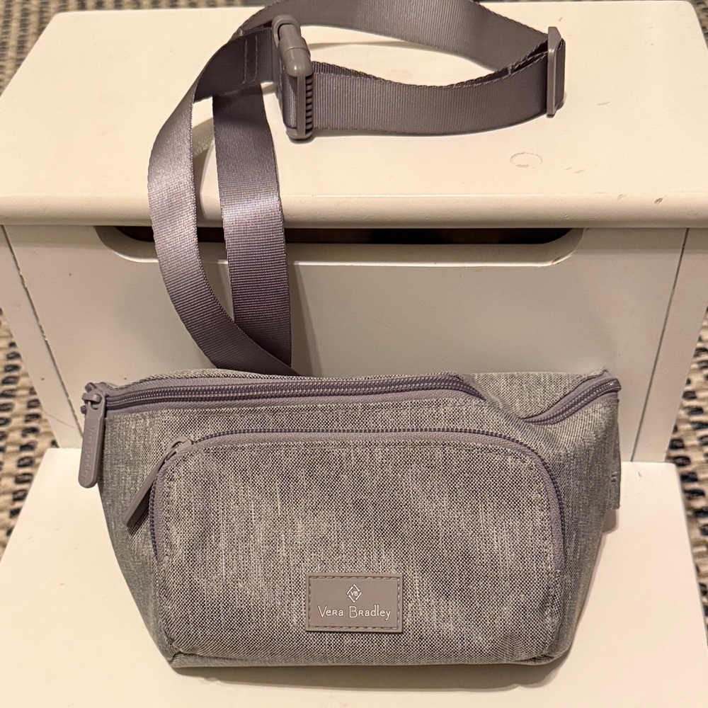 Vera Bradley grey crossbody/belt bag